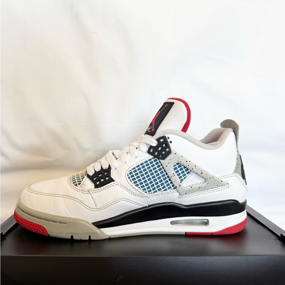 AUTHENTIC Jordan 4 Retro SE “What The” size 9 CI1184-146 2019 PRE-OWNED - Picture 4 of 9